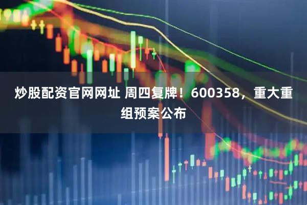 炒股配资官网网址 周四复牌！600358，重大重组预案公布